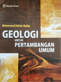 Image of Geologi untuk pertambangan umum