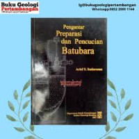 Image of Pengantar Preparasi dan Pencucian Batubara